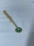 Diamond Malachite Emerald Necklace